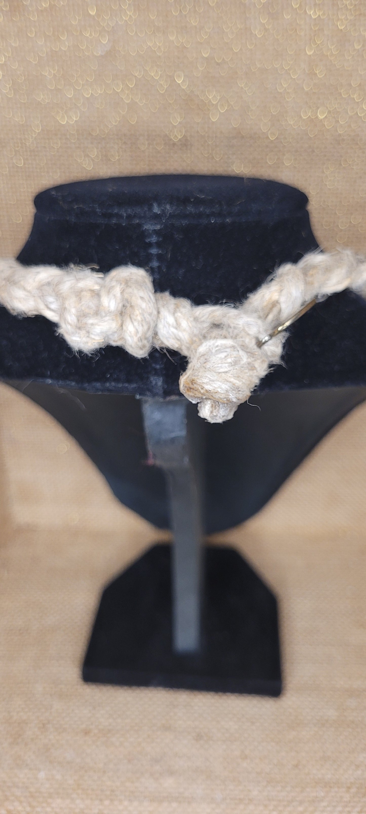 Handcrafted Glass Unicorn Hemp Necklace