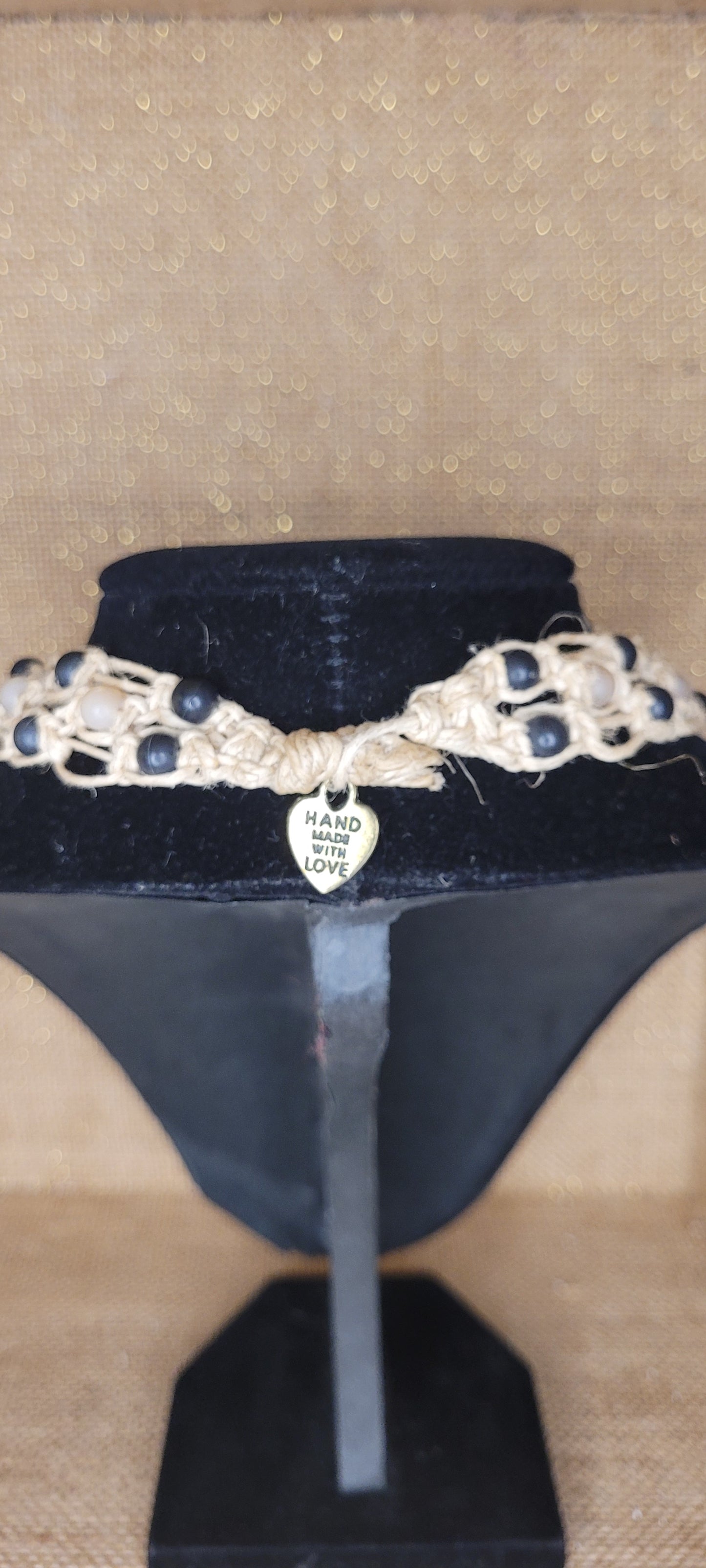 Coastal Macramé Hemp and Seashell Necklace