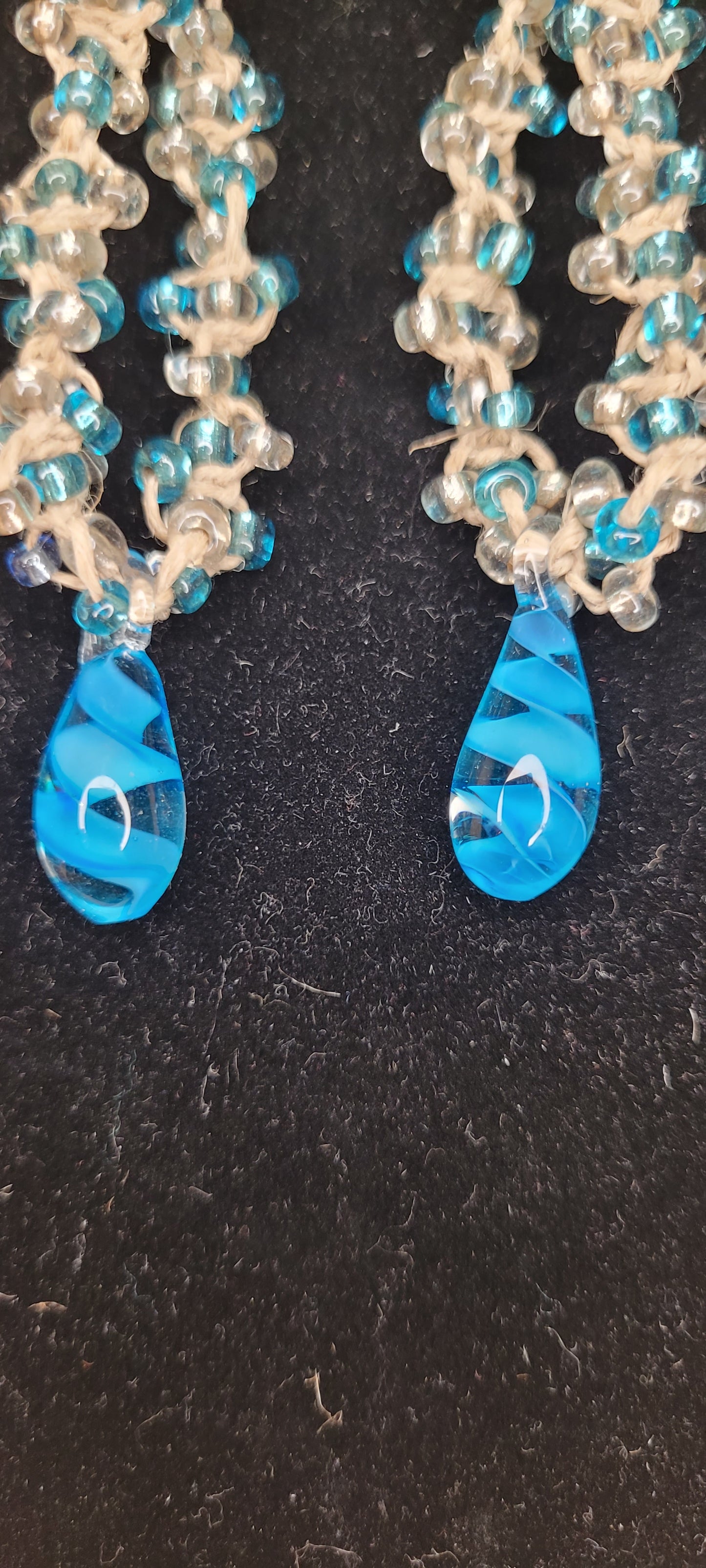 Artisan Woven 'Coastal Current' Earrings