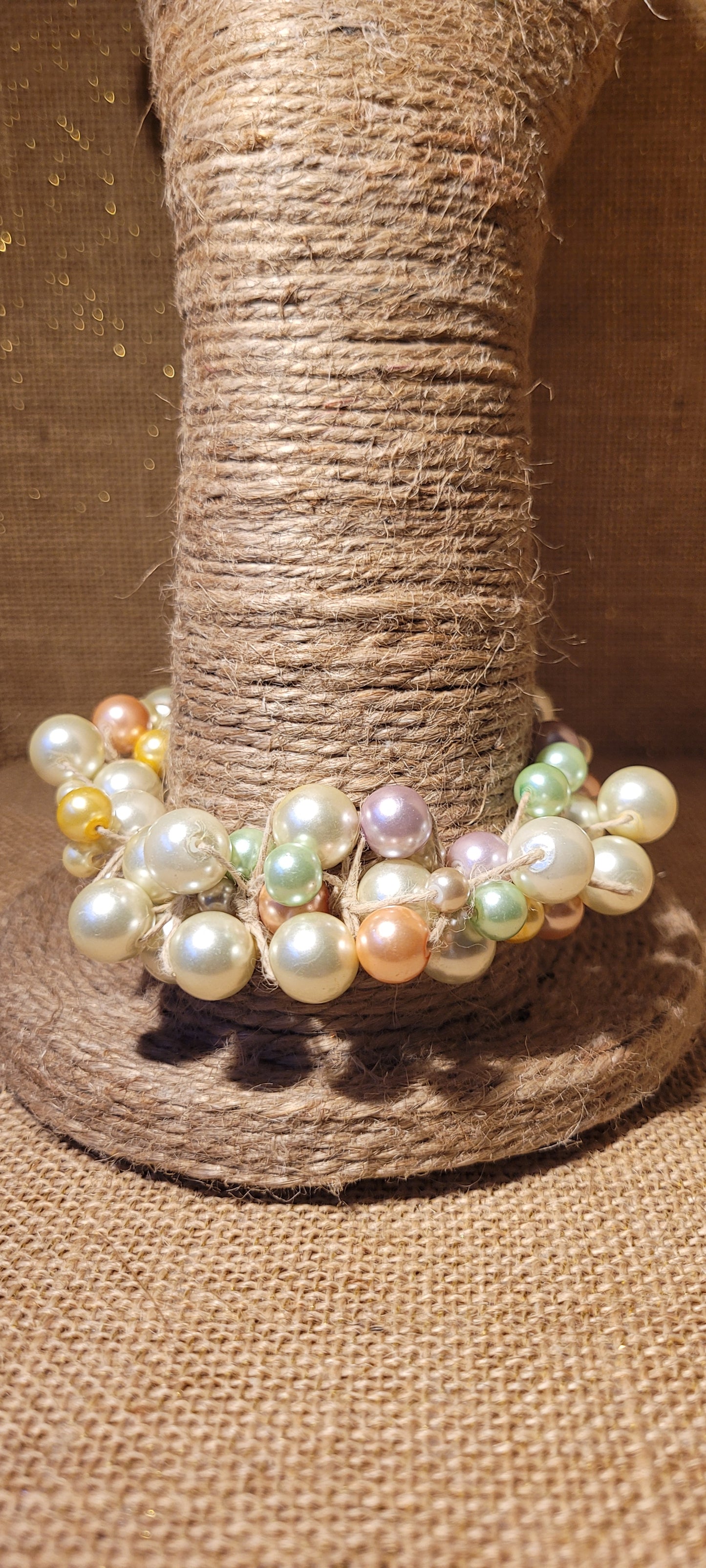 The Iridescent Garden Pearl Bracelet