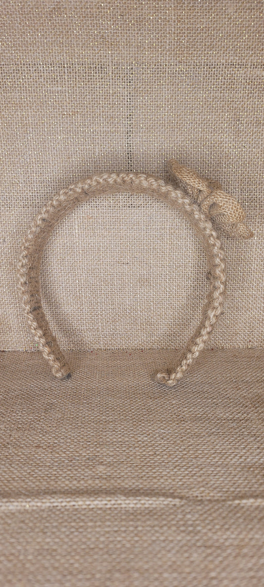 Natural Jute Flower Headband