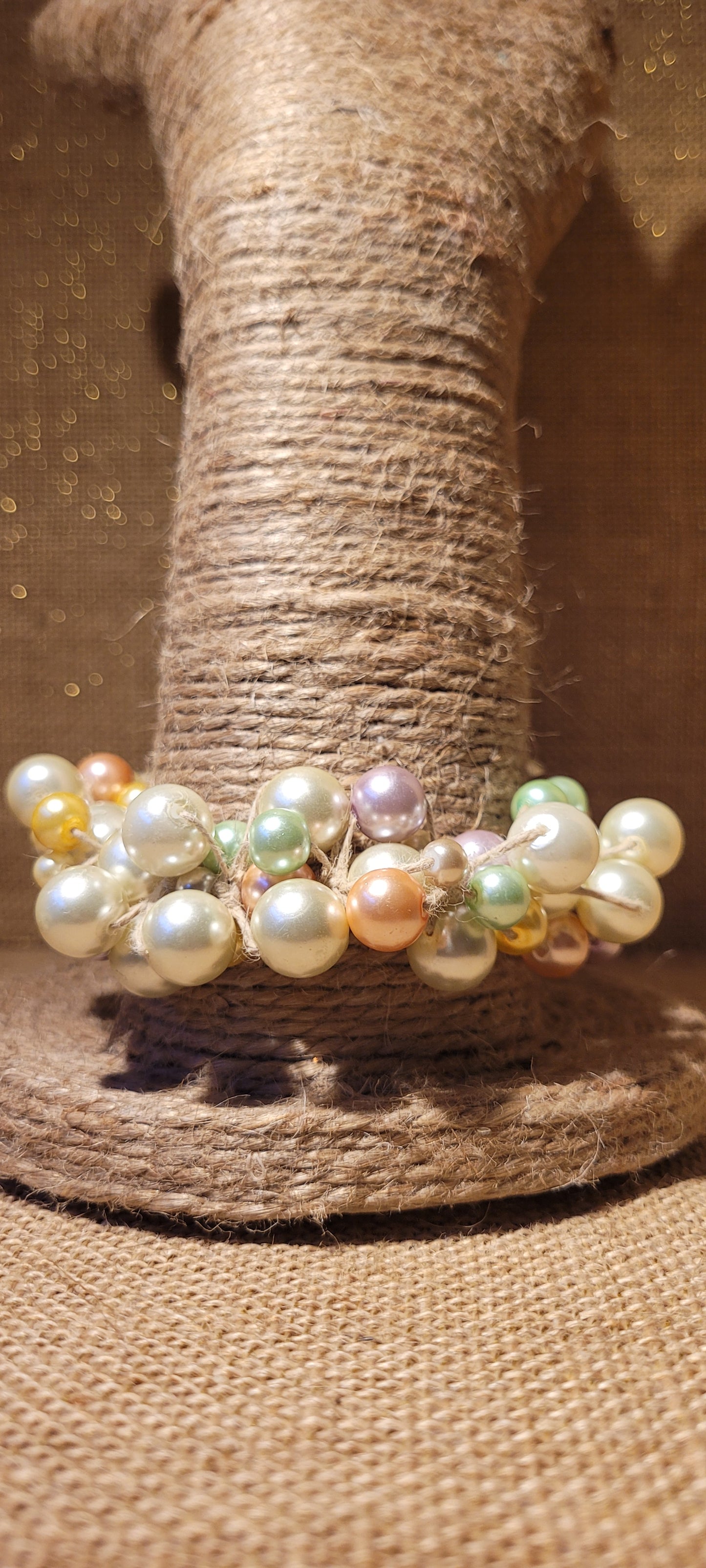 The Iridescent Garden Pearl Bracelet